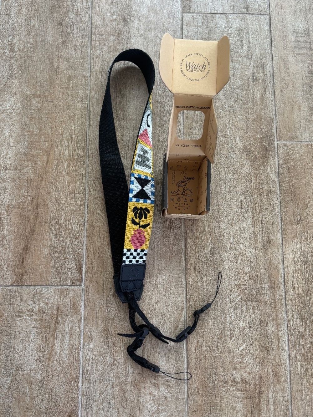 Noc Provisions Nocloc Woven Tapestry Binocular/Camera Strap in Flora